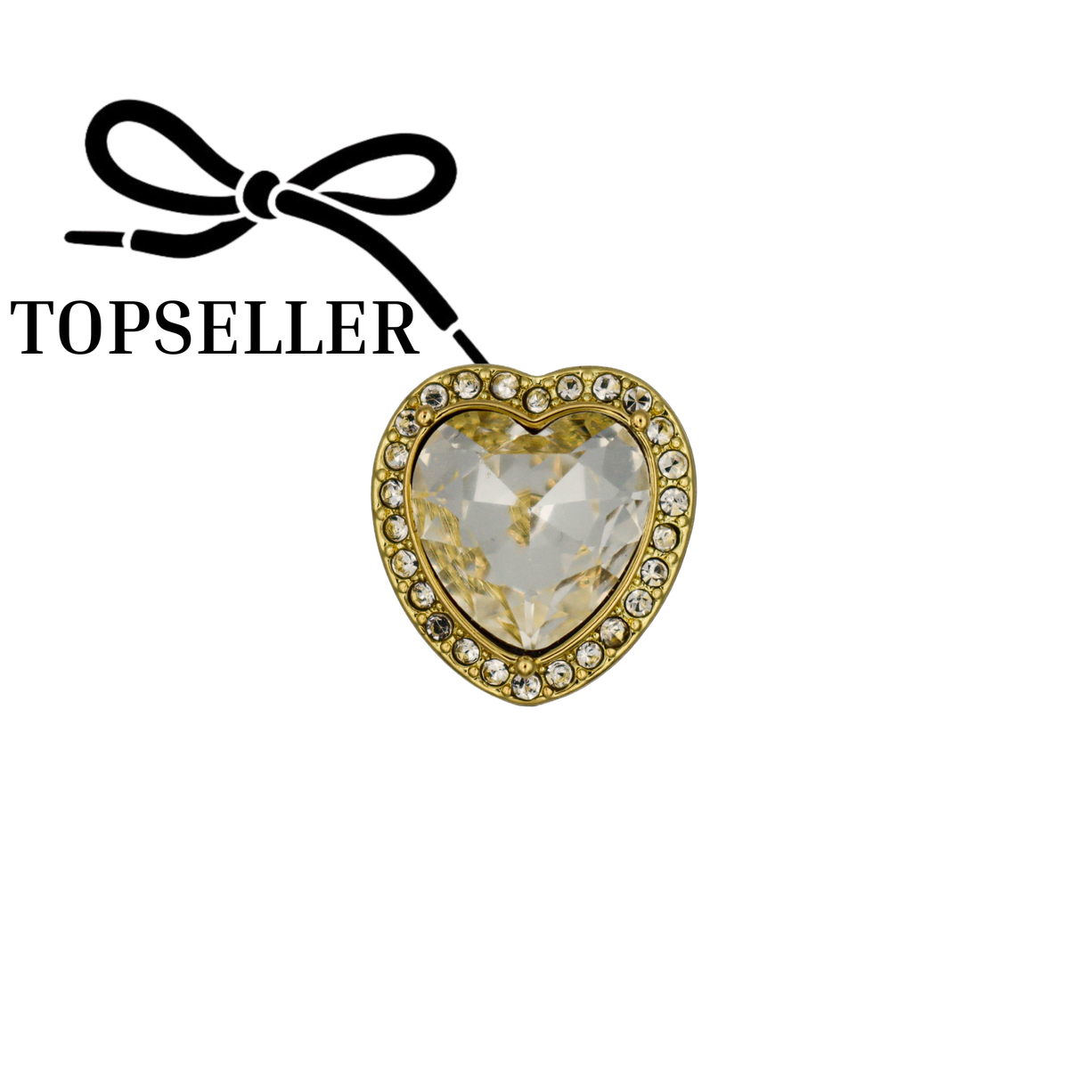 Mini Herz weiss – ShoeMe Charms
